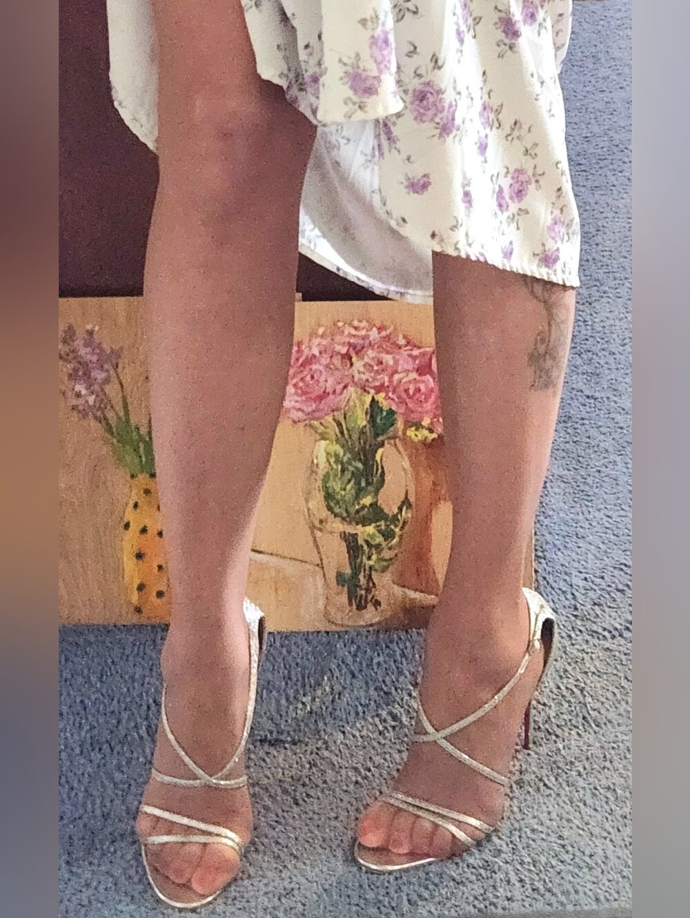 CHRISTIAN LOUBOUTIN GYWINITTA 100 SILVER STRAPPY STILETTO SANDALS 41.5 BOX GREAT